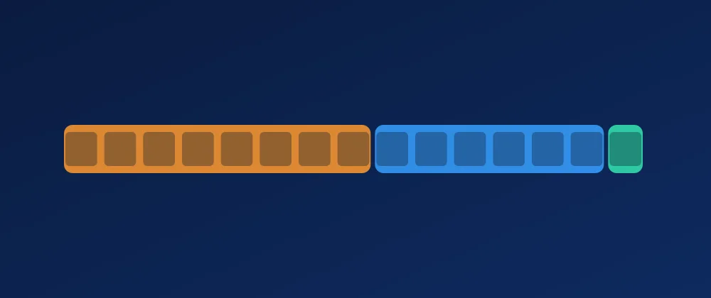A 15-digit IMEI split into three coloured groups: an 8-digit Type Allocation Code in amber, a 6-digit unit serial number in blue, and a single check digit in green.